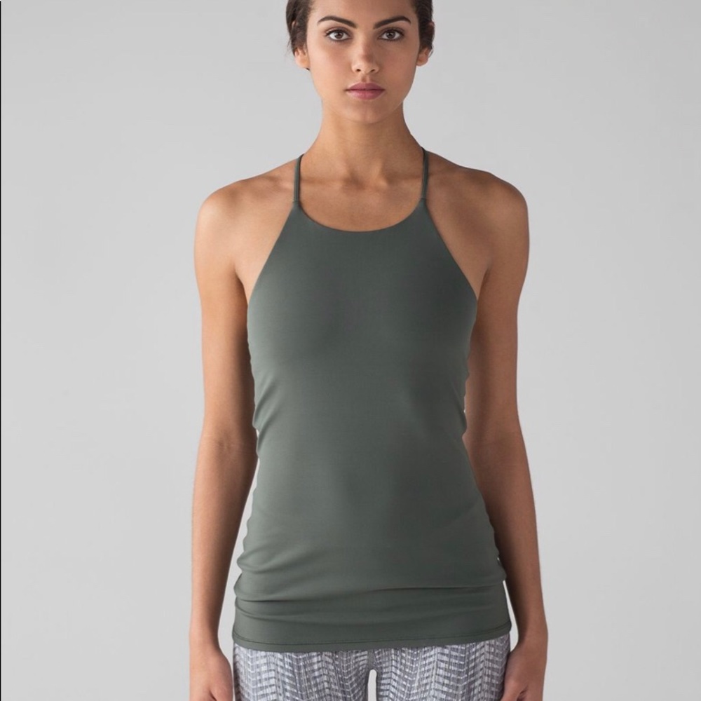 Lululemon Sun Setter Tank Green Size 4